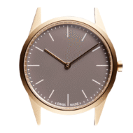 C33 Women’s two-hand watch in PVD satin gold