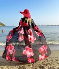Long Sleeve Blossom Cover Up - Image 2