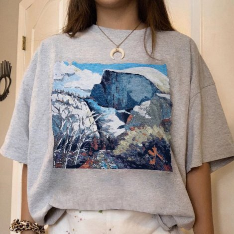 7D8E9337-4E47-8FEF-FD85-EAEAE1E20E69.jpg Round Neck Casual Basic Wild Top T-shirt - Image 1