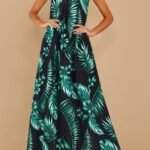 Loose Sleeveless Print Maxi Dress